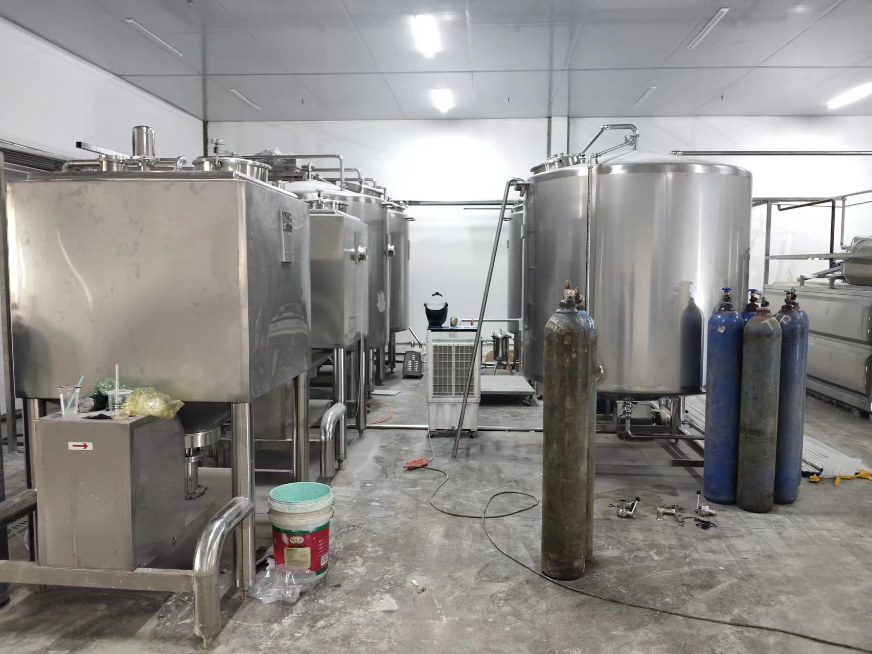 مخطط انتشار إنتاج الزبادي