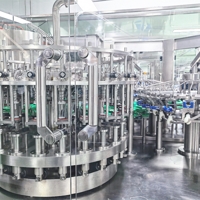 3 في 1 آلة ملء عصير الزجاج