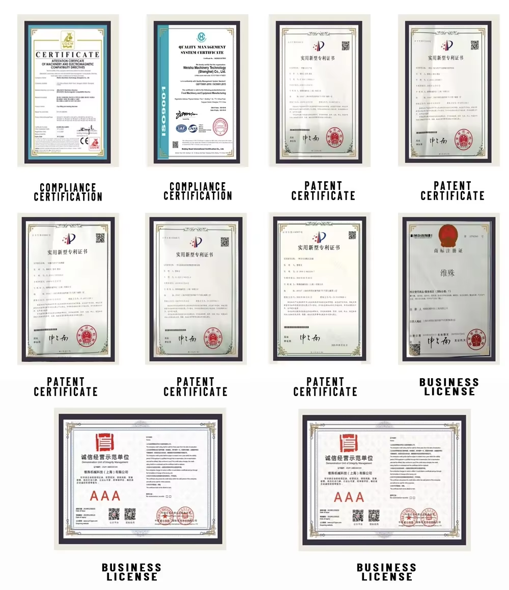 شهادة نظام إدارة الجودة ISO 9001 لشركة Weishu